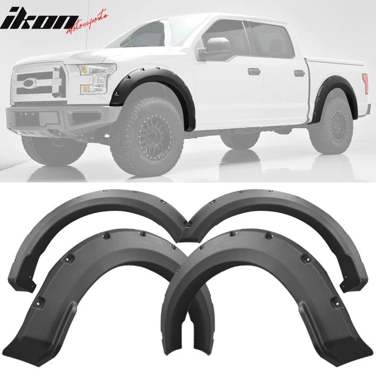 Pocket Rivet Style Fender Flares (2)