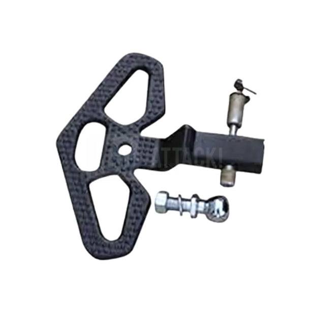 Universal Rear Black Tow Hook Hitch Step w/ Drawbar Bolts (RAM/F150) (2)