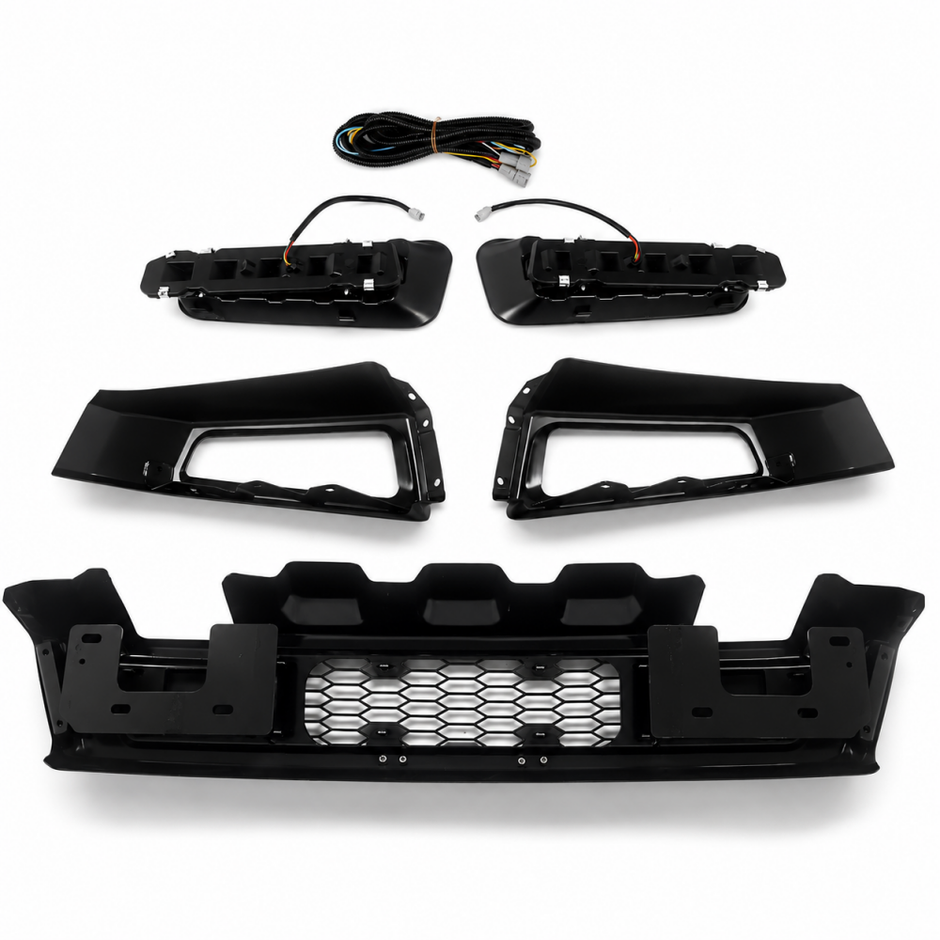Front Bumper + LED Lights (4)