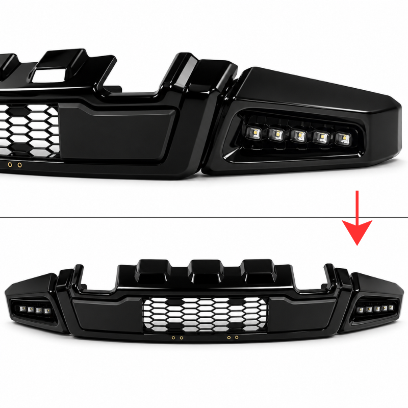 Front Bumper + LED Lights (6)