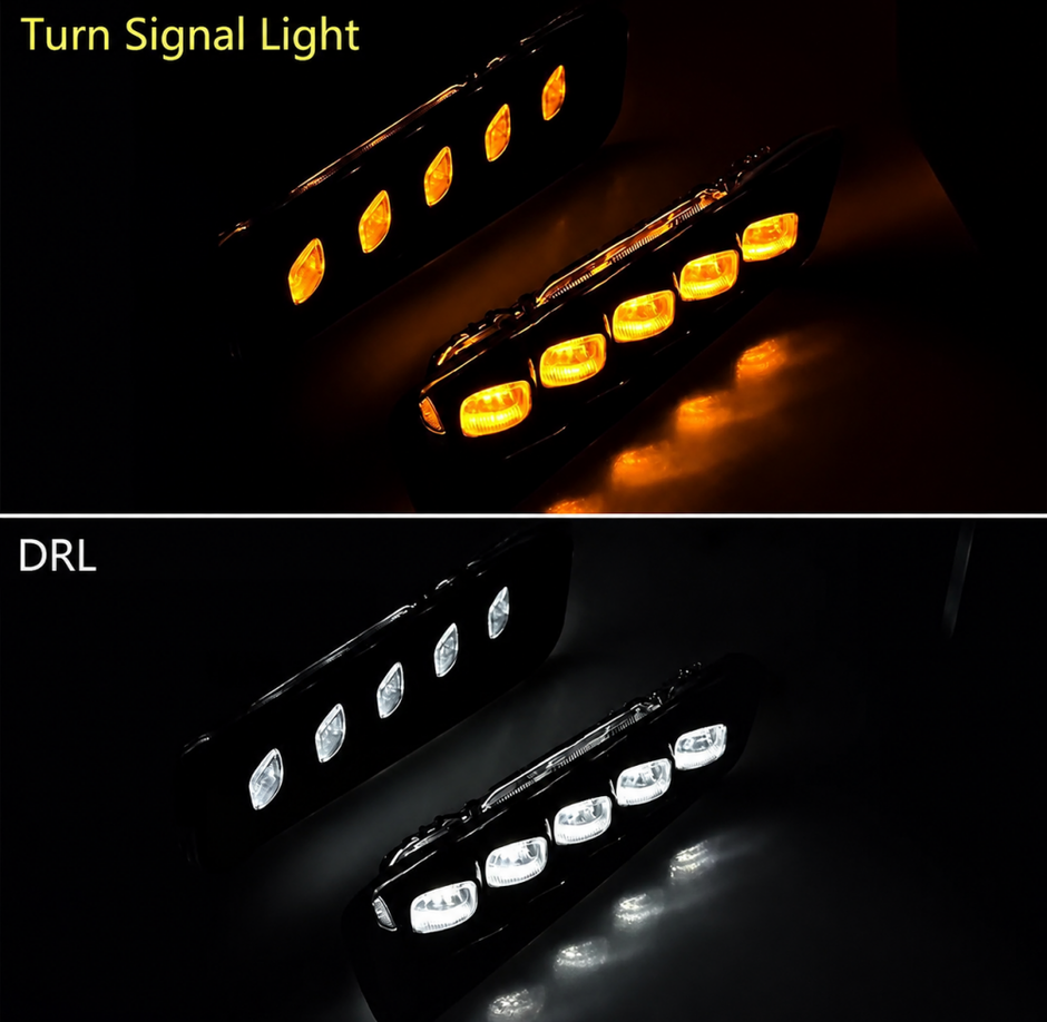 Front Bumper + LED Lights (8)