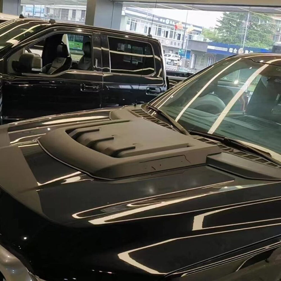 Hood Scoop – Raptor Style – Matte Black (F150 21-23) (5)