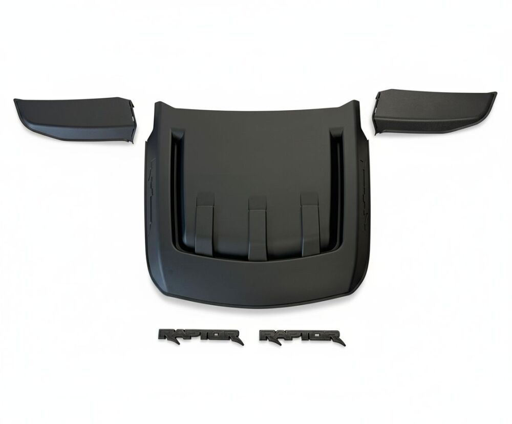Hood Scoop – Raptor Style – Matte Black (F150 21-23) (4)