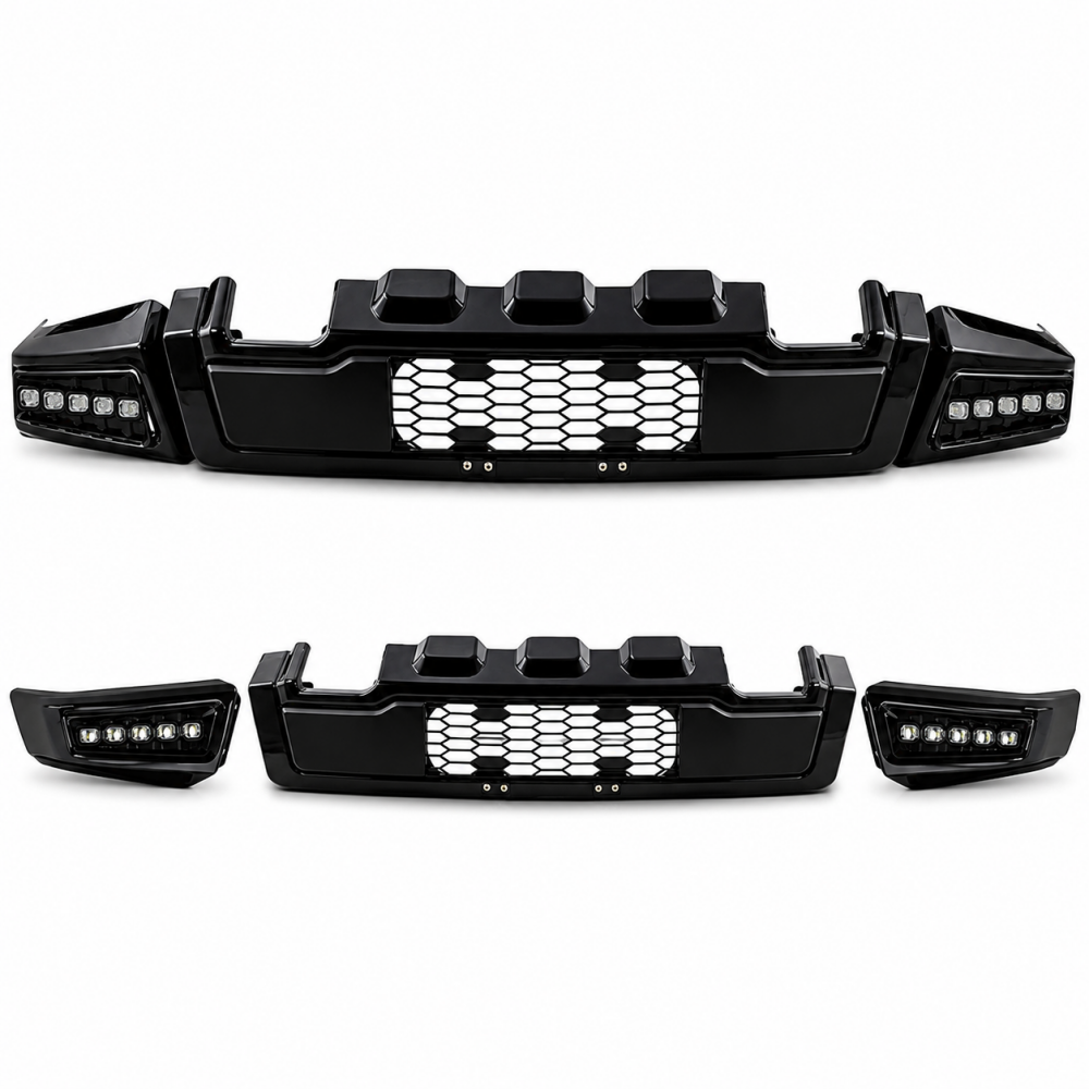 Front Bumper Raptor + LED Lights (F150 10-14 SVT) (2)