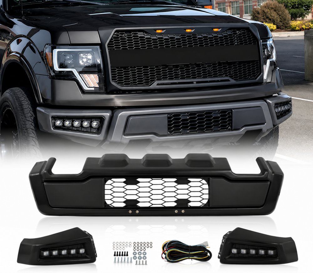 Front Bumper + LED Lights (3)