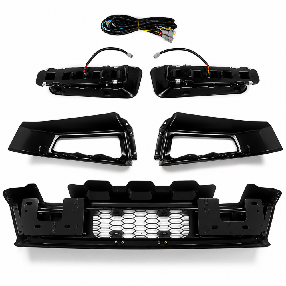 RAPTOR Style Front Bumper + LED Lights (F150 15-17) (8)