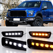RAPTOR Style Front Bumper + LED Lights (F150 15-17) (3)