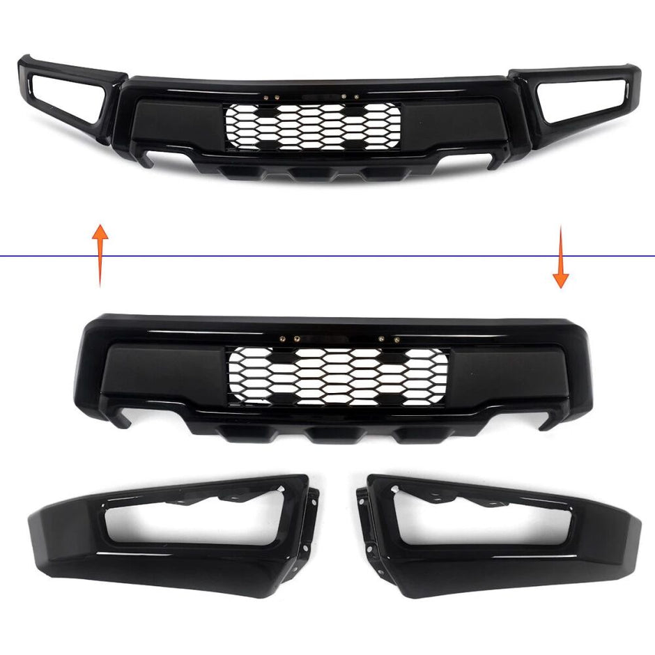 RAPTOR Front Bumper + LED Lights (F150 17-20 RAPTOR) (4)