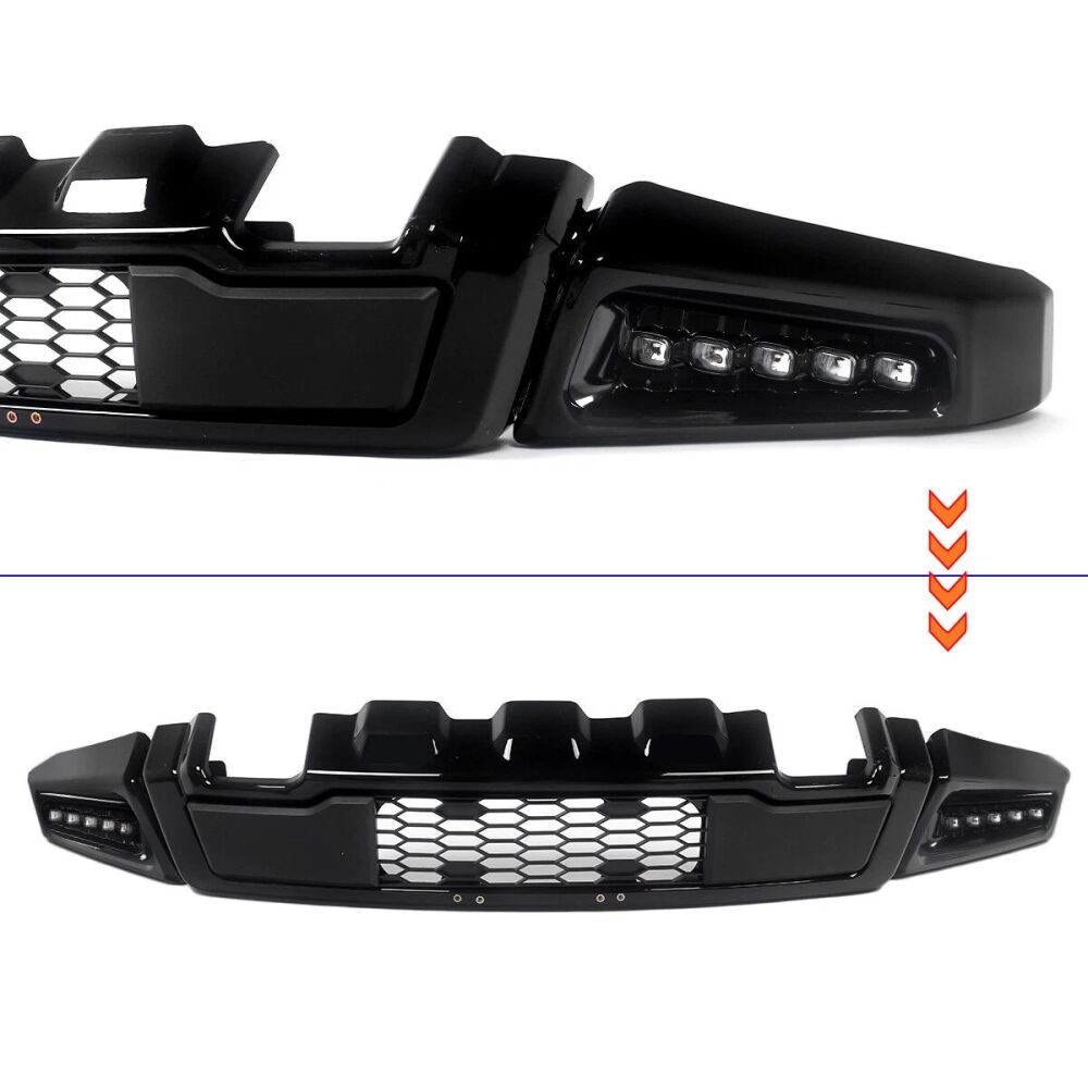 Front Bumper Raptor + LED Lights (F150 10-14 SVT) (5)