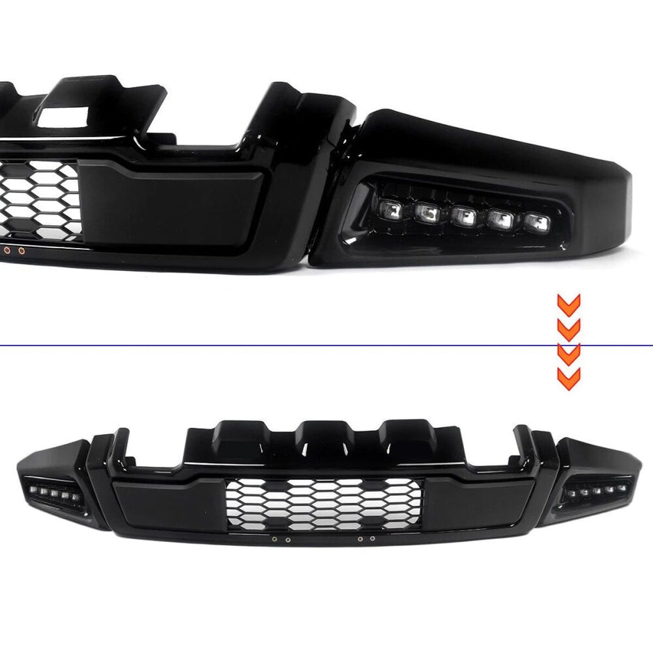 RAPTOR Front Bumper + LED Lights (F150 17-20 RAPTOR) (3)