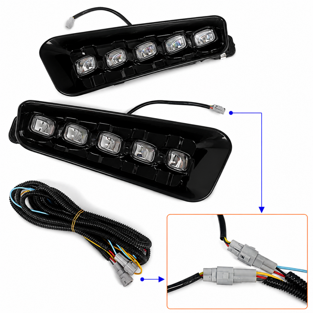 RAPTOR Style Front Bumper + LED Lights (F150 15-17) (14)