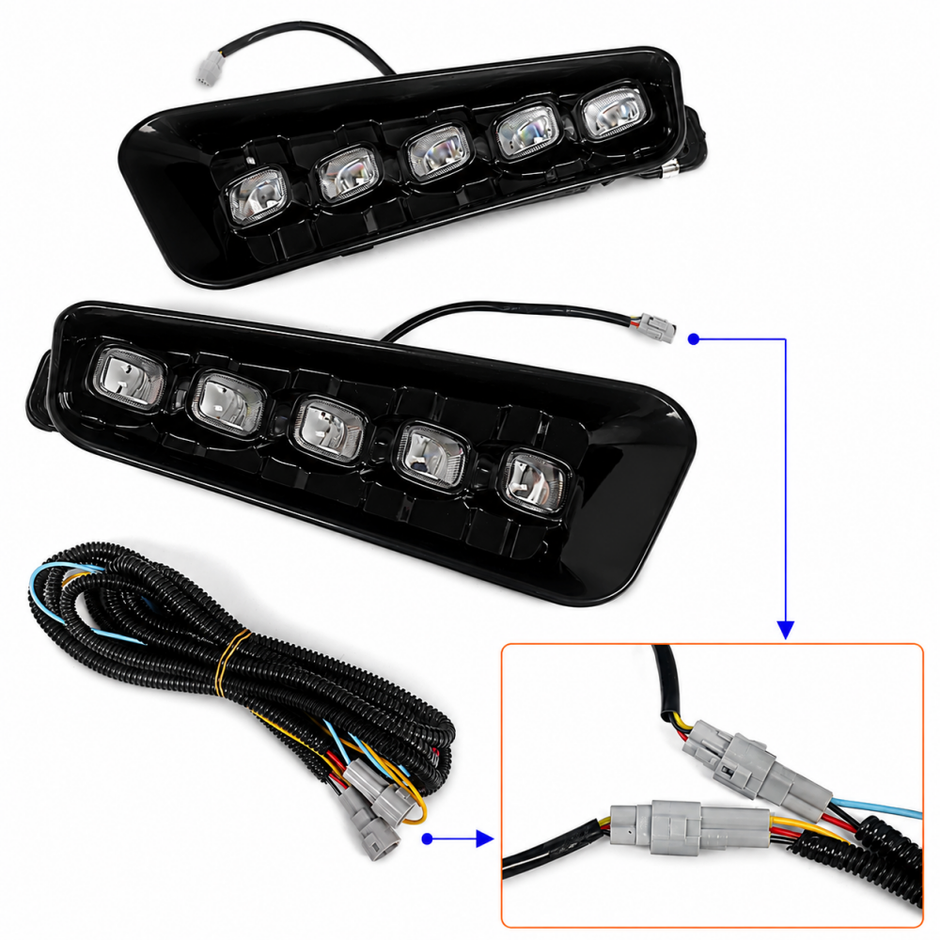 RAPTOR Style Front Bumper + LED Lights (F150 15-17) (14)