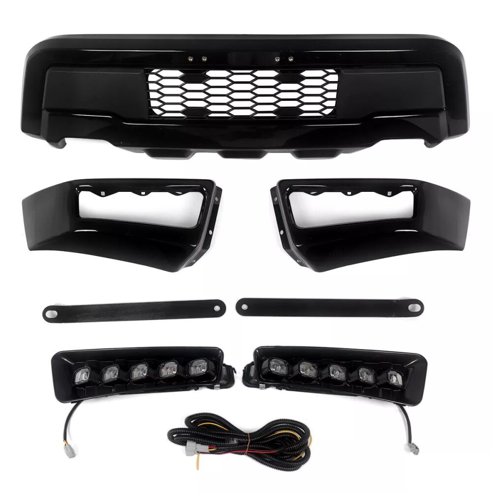 RAPTOR Style Front Bumper + LED Lights (F150 21-23) (3)