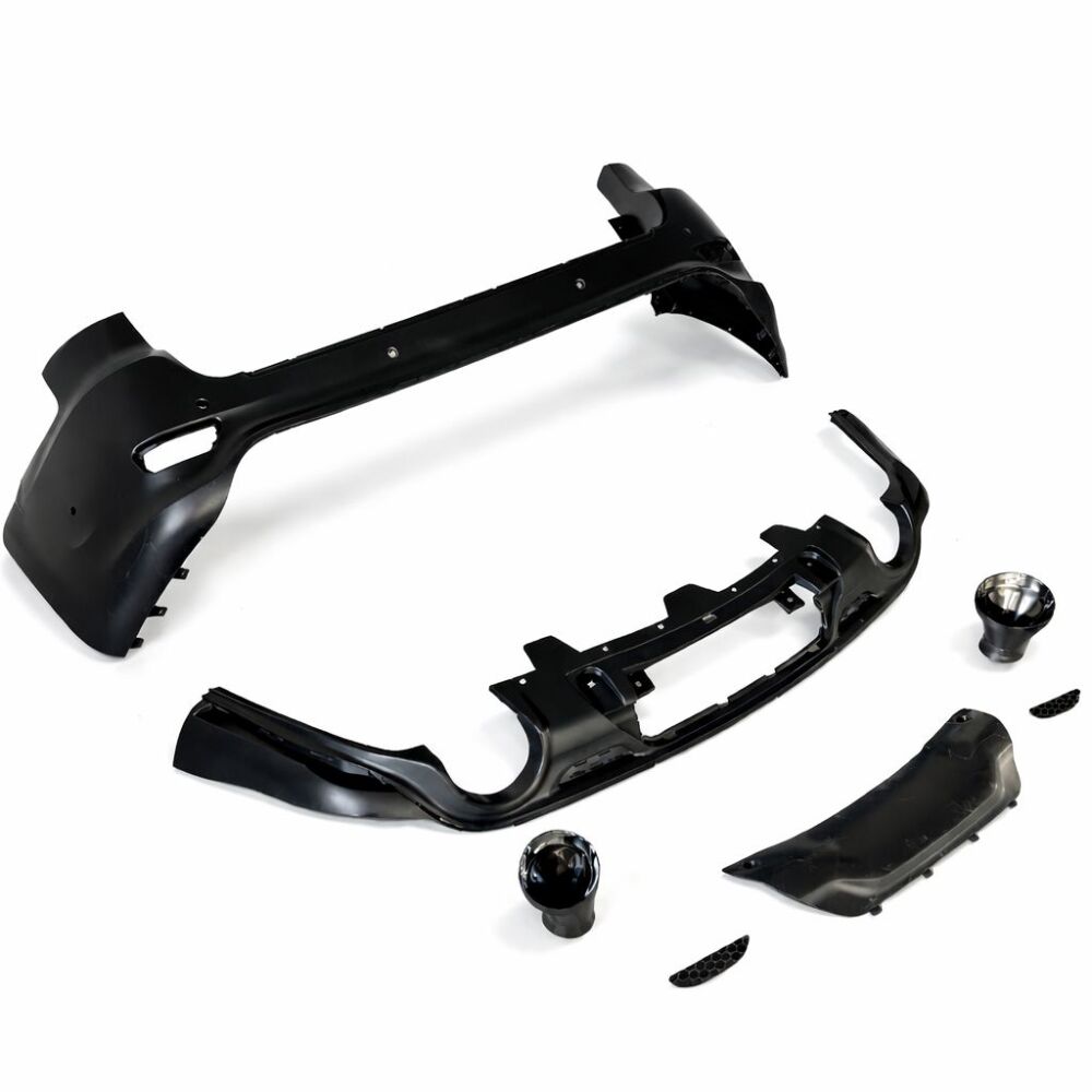 Rear Bumper & Diffuser & Black Tips (2)