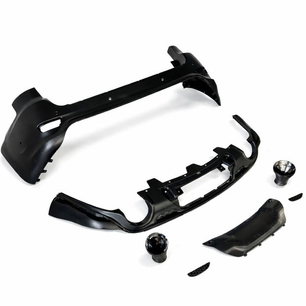 Rear Bumper & Diffuser & Black Tips (2)
