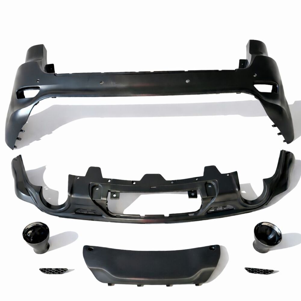 Rear Bumper & Diffuser & Black Tips (3)