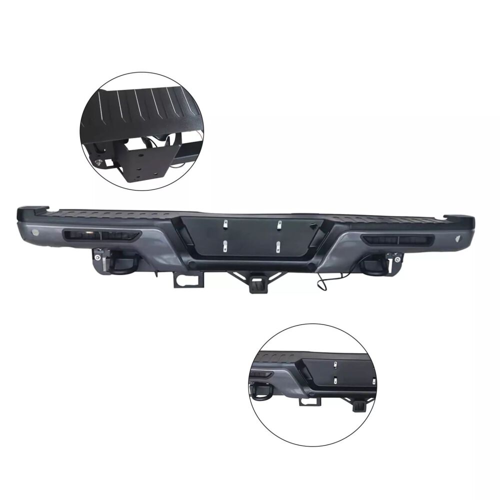 RAPTOR Style Rear Bumper + LED Lights (F150 21-23) (7)