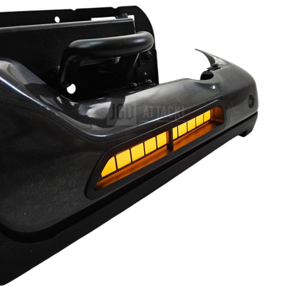 RAPTOR Style Rear Bumper + LED Lights (F150 21-23) (8)