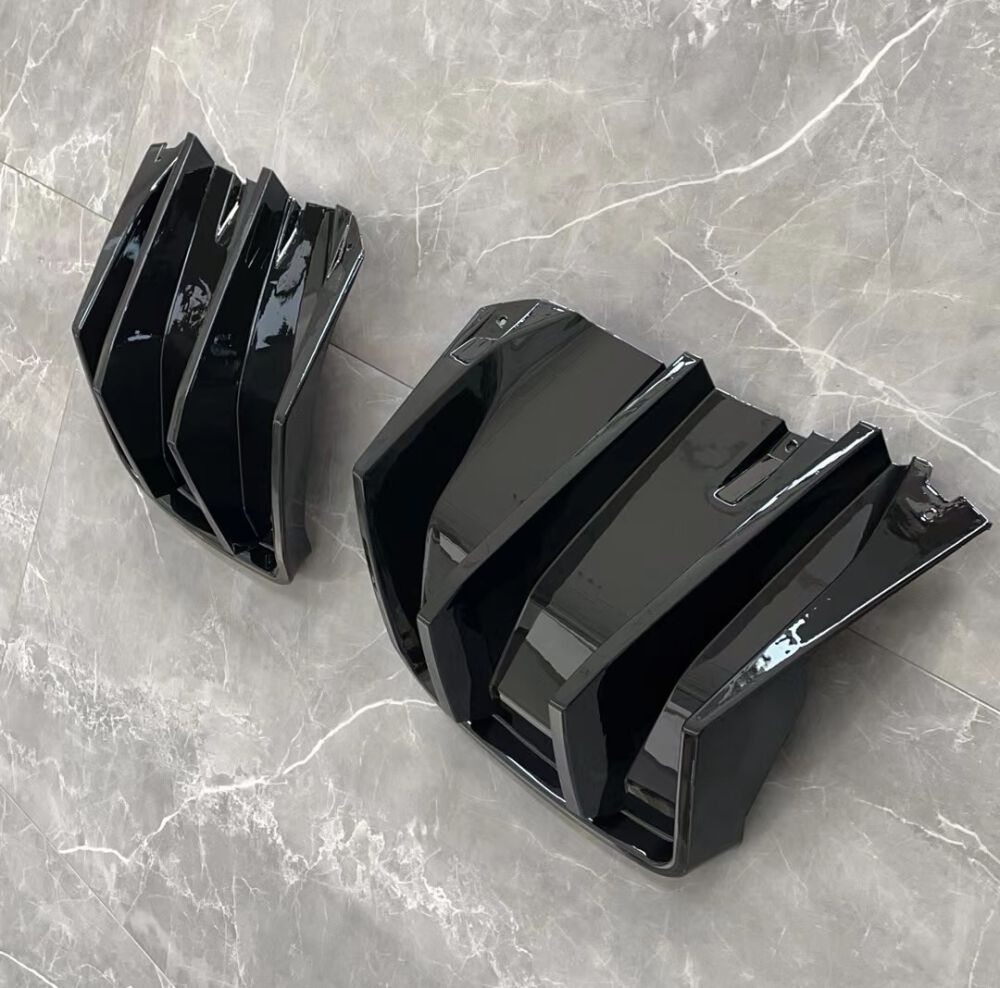 Rear Diffuser Extensions With Fins (7)