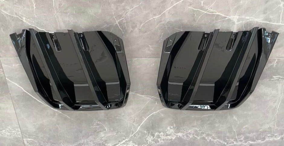 Rear Diffuser Extensions With Fins (5)
