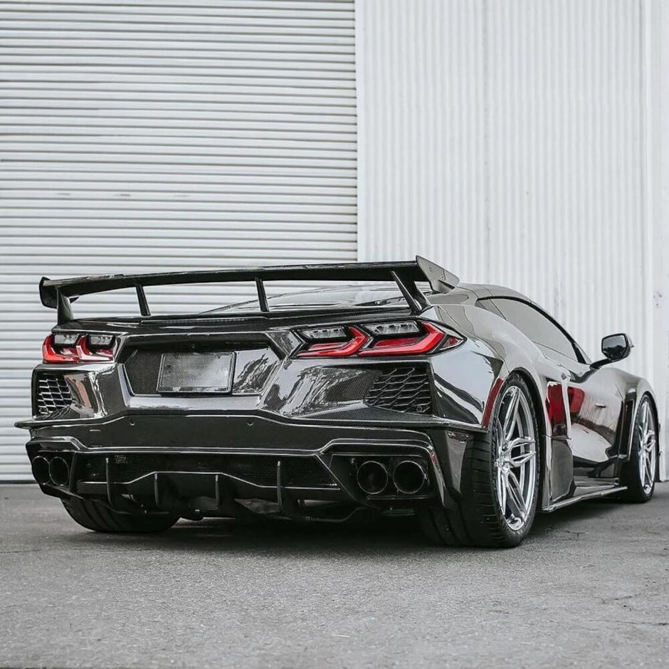 Rear Diffuser Cover Panel With Fins (4)
