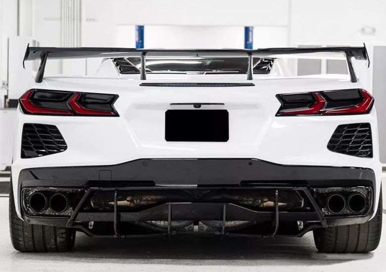 Rear Diffuser Cover Panel With Fins (5)