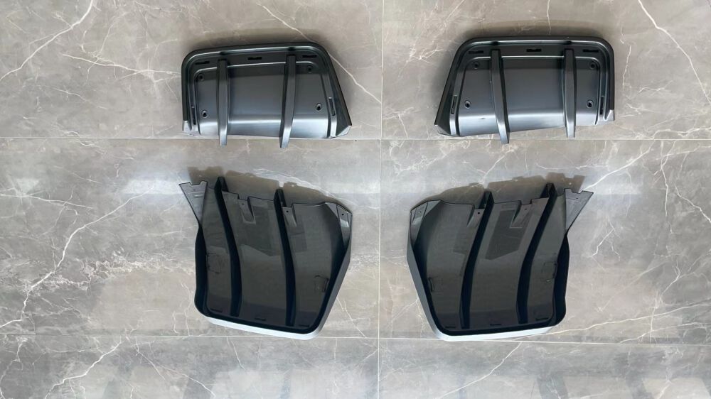 Rear Diffuser Extensions With Fins (9)