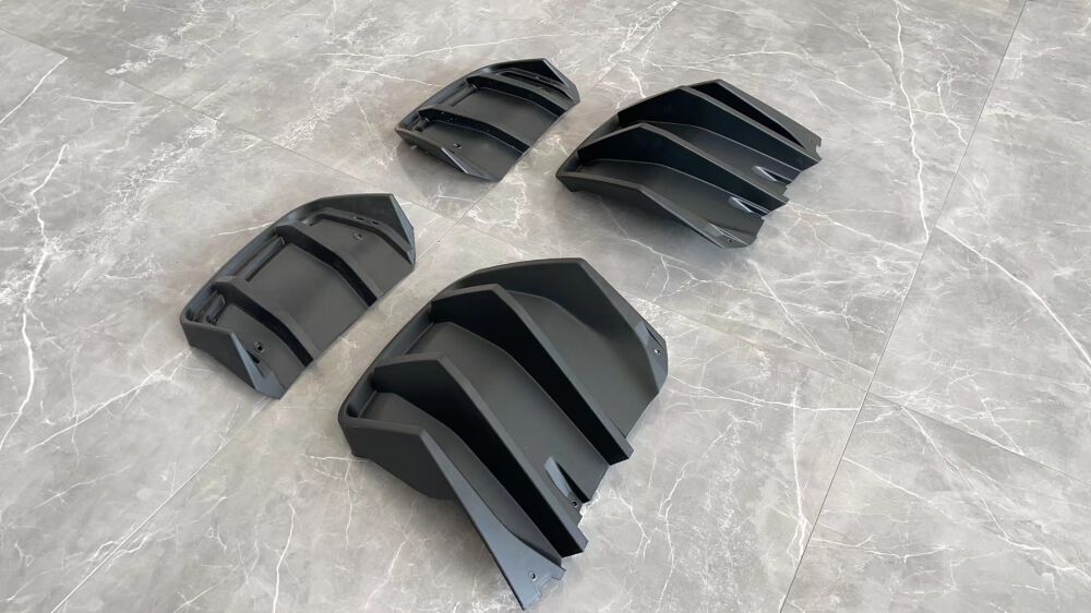 Rear Diffuser Extensions With Fins (10)