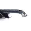 Rear Bumper Diffuser Quad Exhaust Tips with LED (11)