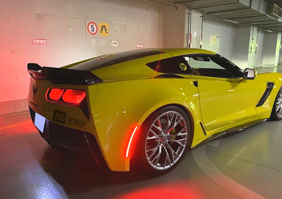 LED Rear Bumper Side Markers (CORVETTE 14-19 C7) (5)