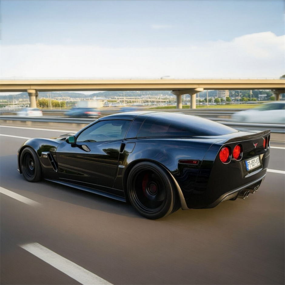 Side Skirts – ZR1 Style – Matte Black (CORVETTE C6 05-13) (5)