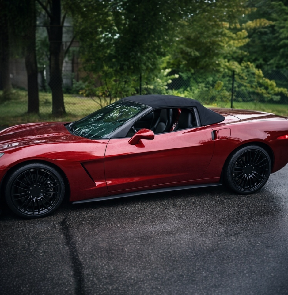 Side Skirts – ZR1 Style – Matte Black (CORVETTE C6 05-13) (3)