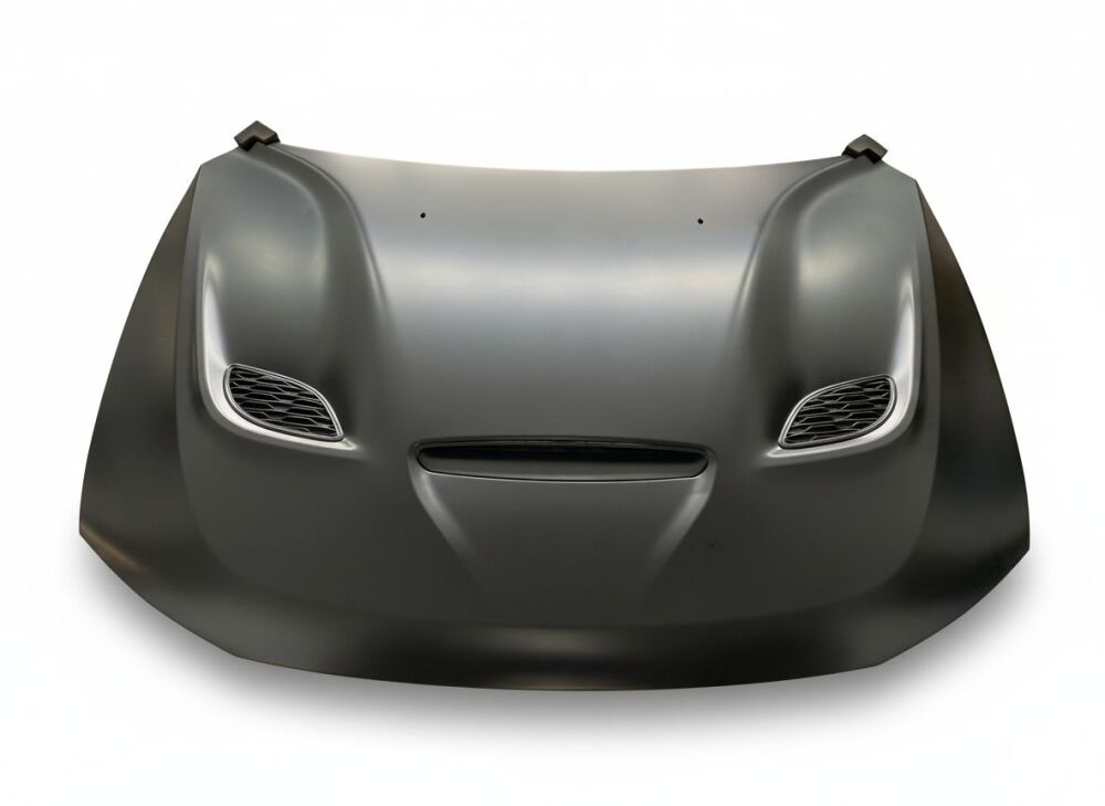 Aluminum Hood with Vents and Vent Covers (6)