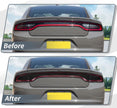 Tail Light Covers with Rear Black Out Panel; Smoked (CHARGER 15-23) (7)