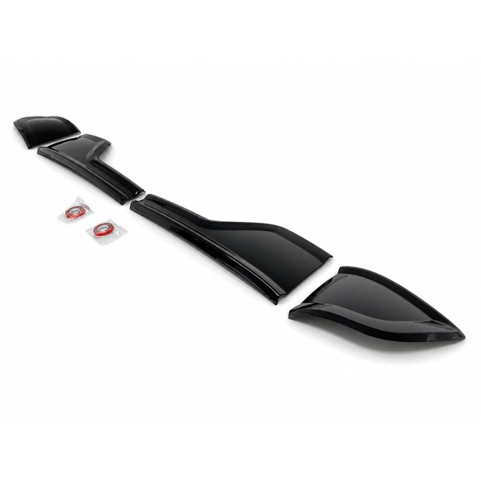 Tail Light Covers with Rear Black Out Panel; Smoked (DURANGO 14-23) (3)