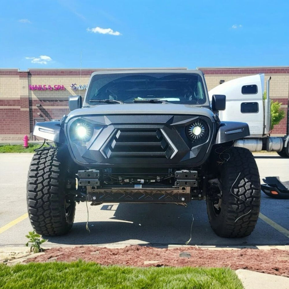 Thanos Front Fender Flares with DRL (WRANGLER JL 18-26) (5)
