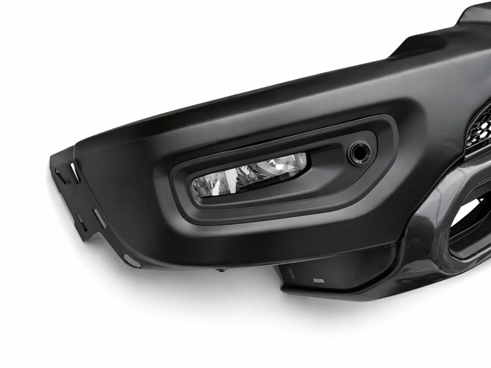 TRX Style Front Bumper + Grille + LED Fog Lights (RAM 1500 19-23 Tradesman, Big Horn, Laramie) (7)