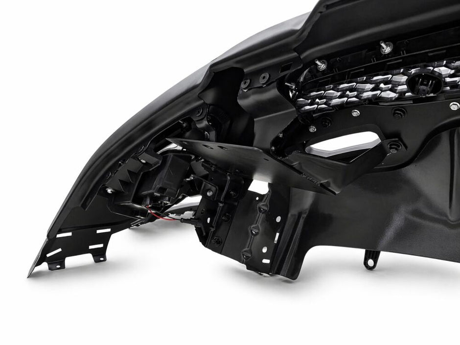 TRX Style Front Bumper + Grille + LED Fog Lights (RAM 1500 19-23 Tradesman, Big Horn, Laramie) (8)