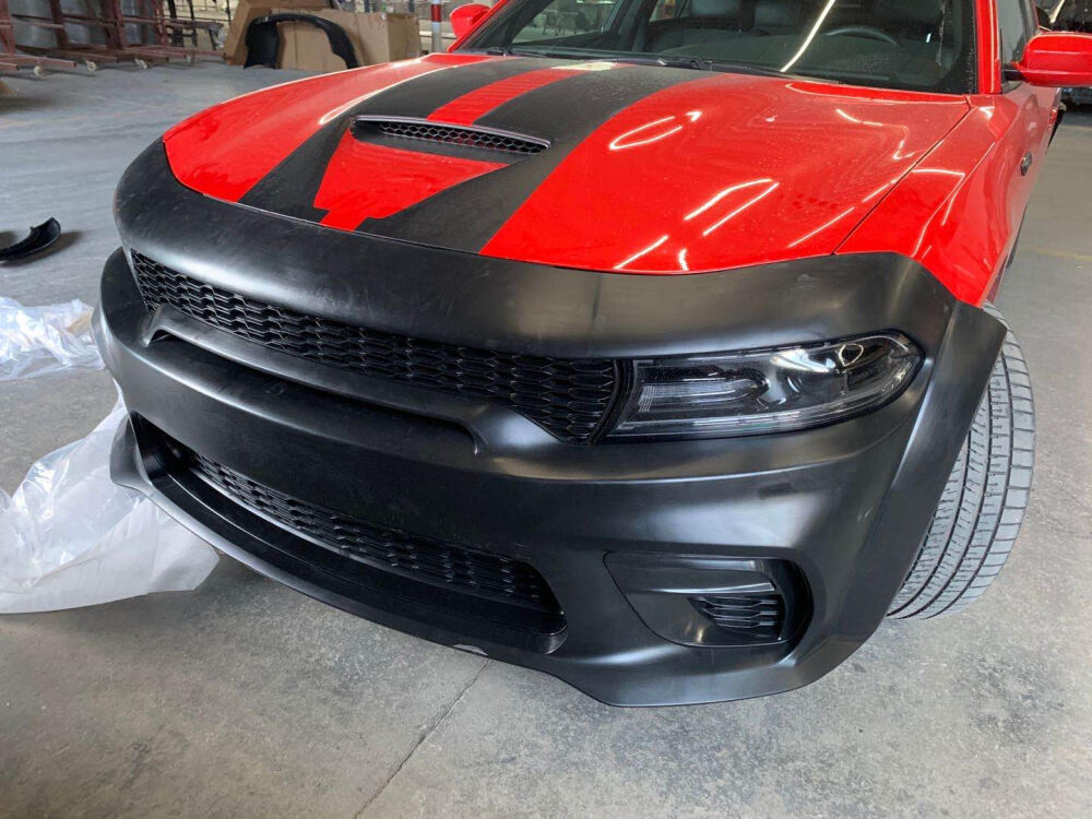 Body Kit – Hellcat 2020+ Style – Front & Rear Bumper, Widebody, Diffuser, Side Skirts (CHARGER (7)