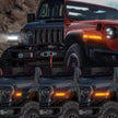 V2 Smoked LED Turn Signals + DRL + Side Markers (WRANGLER JL 18-26) (5)