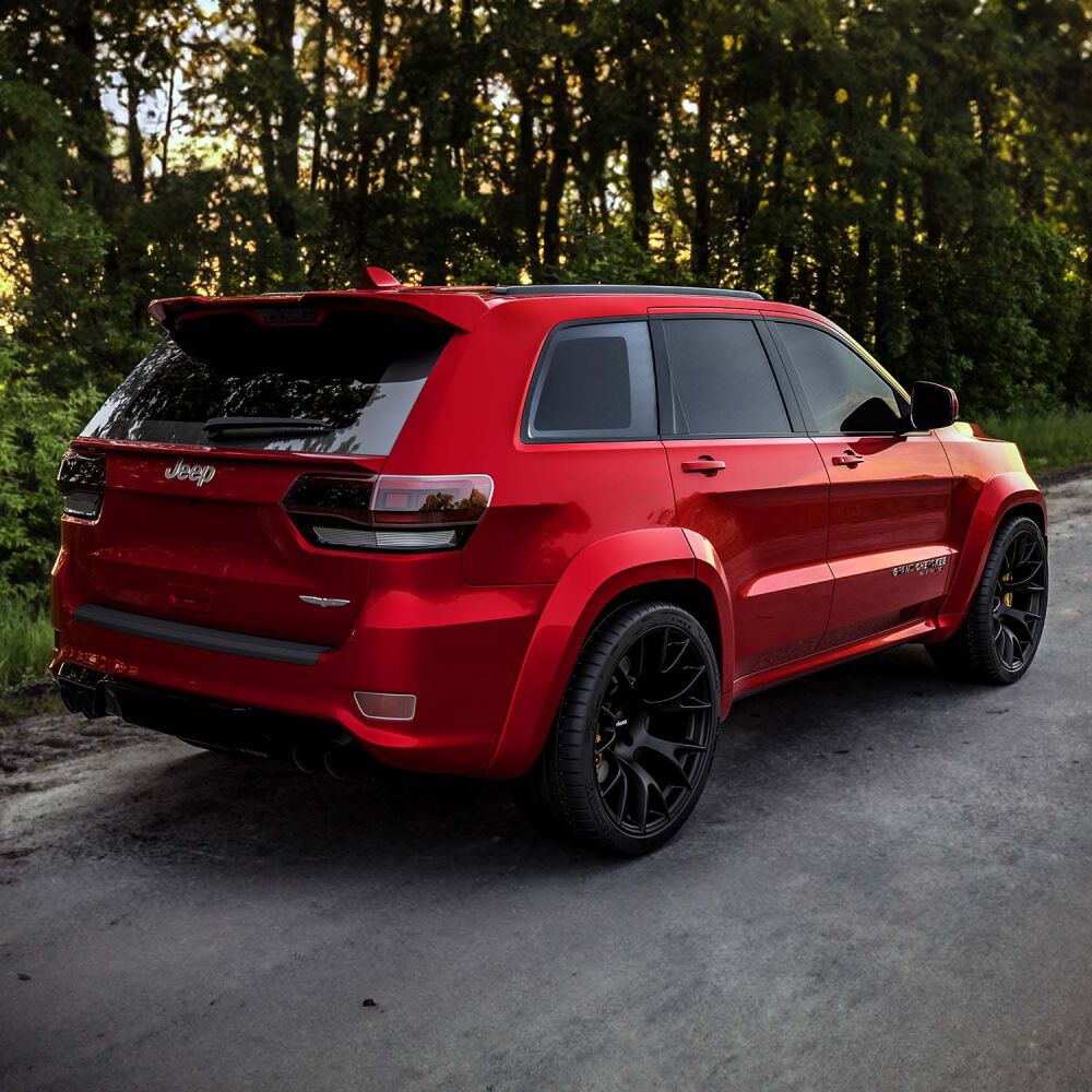 Widebody Fender Flares Set + Splitter (GRAND CHEROKEE 2014-2021 TRACKHAWK) (9)