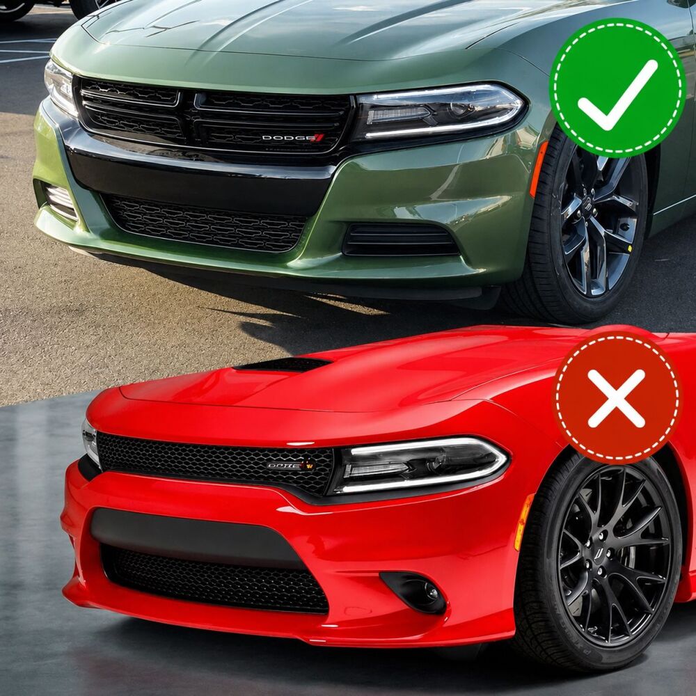 Yellow Front Bumper Guards (3)