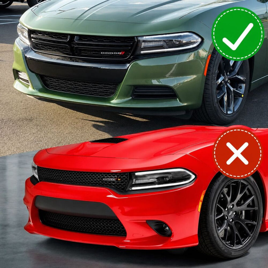 Yellow Front Bumper Guards (3)