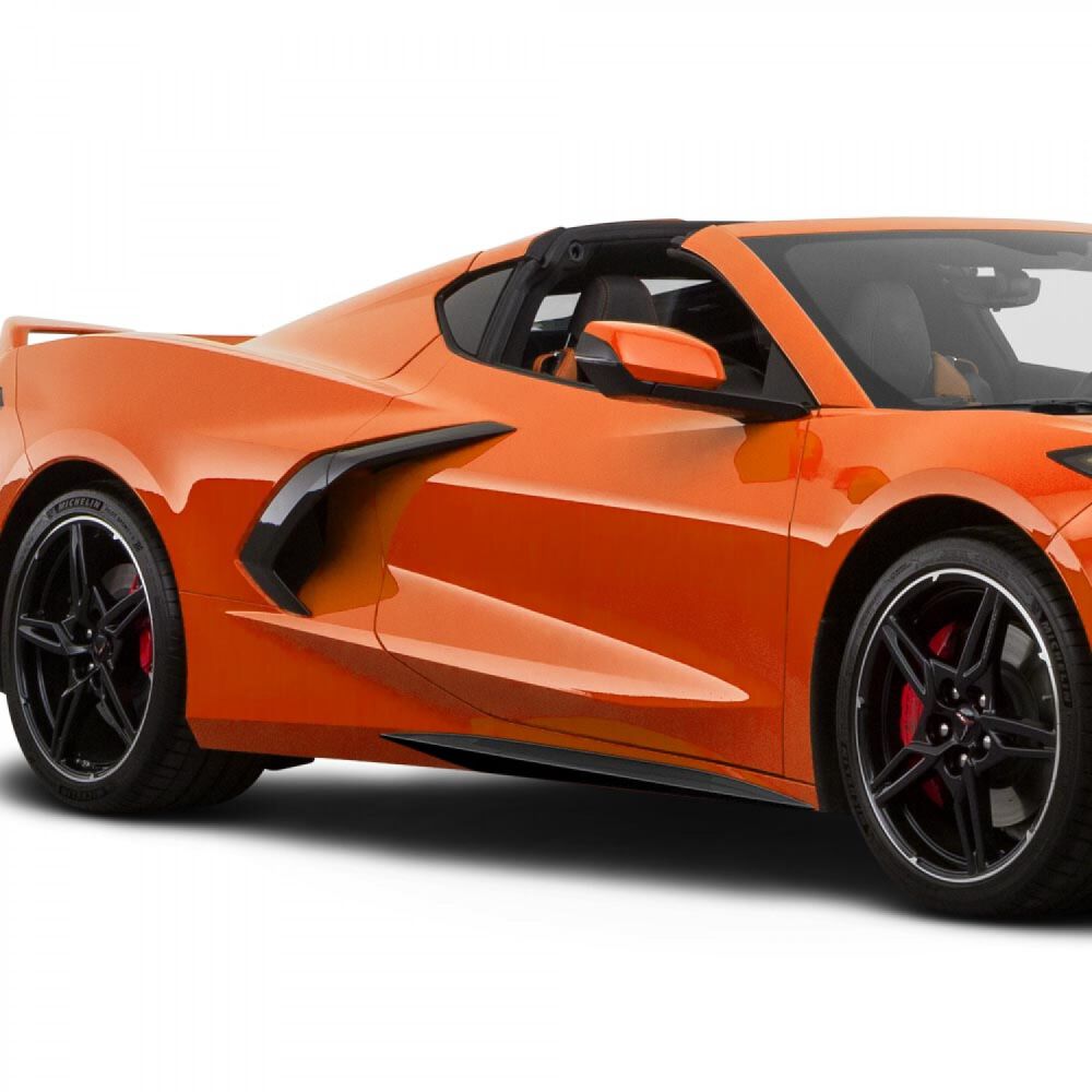 Side Skirts – V3 Style – Matte Black (CORVETTE C8 20-26) (3)