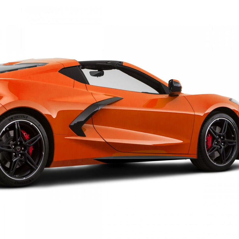 Side Skirts – V3 Style – Matte Black (CORVETTE C8 20-26) (4)
