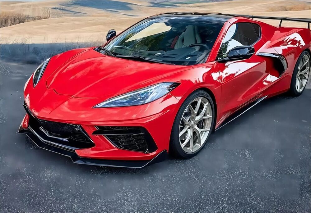Side Skirts – V3 Style – Gloss Black (CORVETTE C8 20-26) (6)