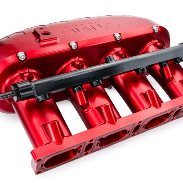 RTMG Performance Billet Insugsrör V2 med Bränslerör, utan Flap Delete-kit – VAG 1.8 / 2.0 TSI EA888 Gen 3 (Röd)
