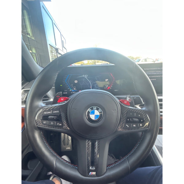 Rattpanel i carbon för BMW G-serie M2/M3/M4/M5/M8/X3M/X4M/X5M/X6M – rattvärme