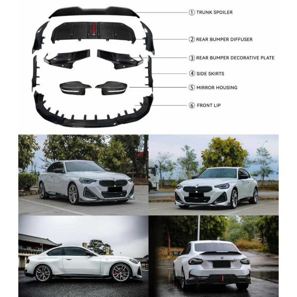 TAKD aerokit i pre-preg carbon för BMW 2-serie Coupé G42 M240i