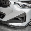Sooqoo Luftintagsgaller till främre stötfångare i Dry Carbon för BMW 2-serie G42 M240i – bild 2